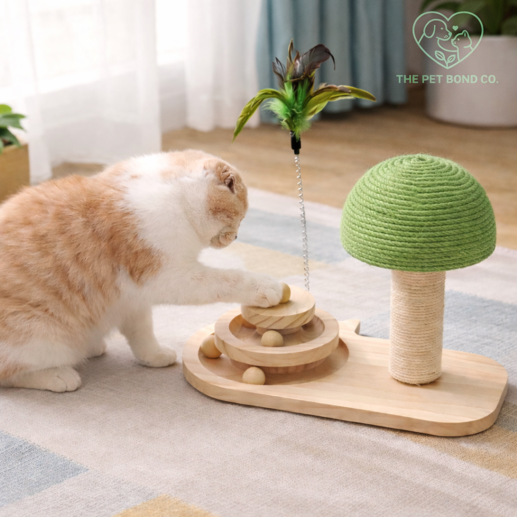 Wooden Cat Enrichment Tree