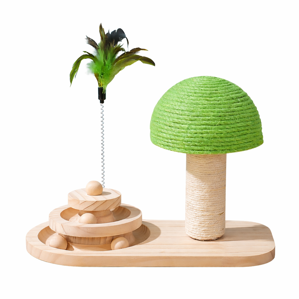 Wooden Cat Enrichment Tree