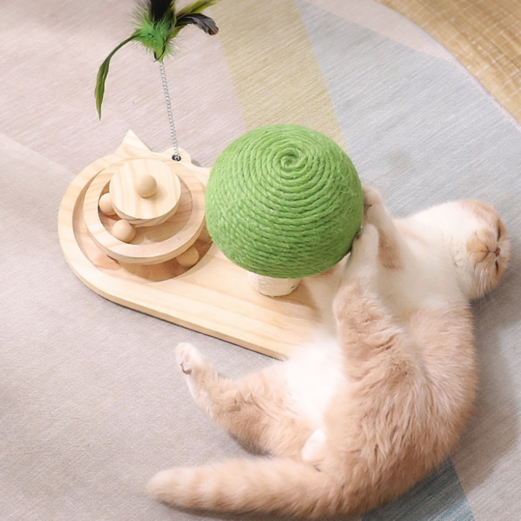 Wooden Cat Enrichment Tree