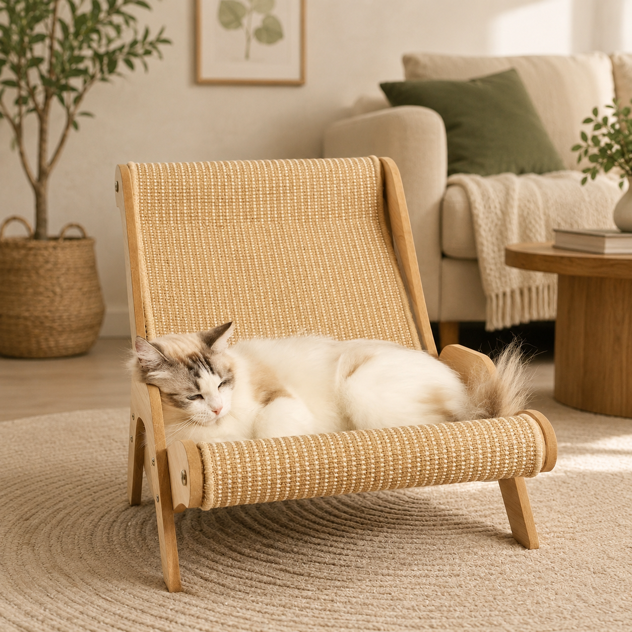 Sisal Cat Lounge Scratcher Bed