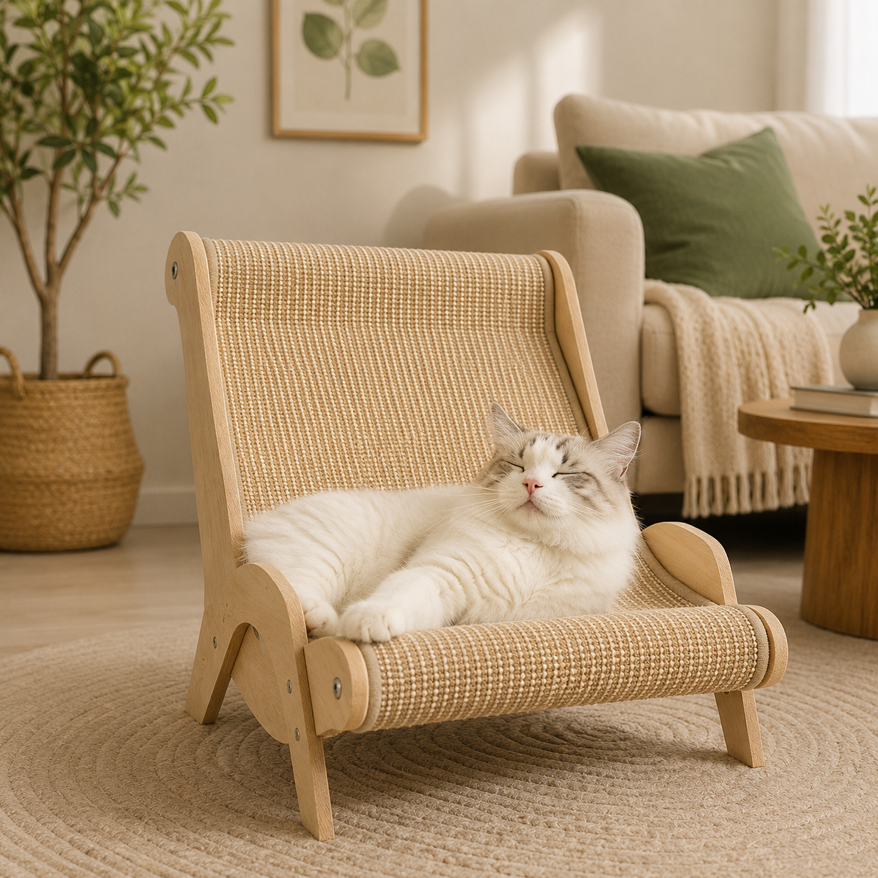 Sisal Cat Lounge Scratcher Bed