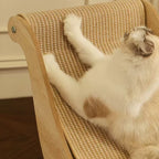 Sisal Cat Lounge Chair Sofa Kitten Hammock Pet Scratching Post Pad Sleep Bed UK