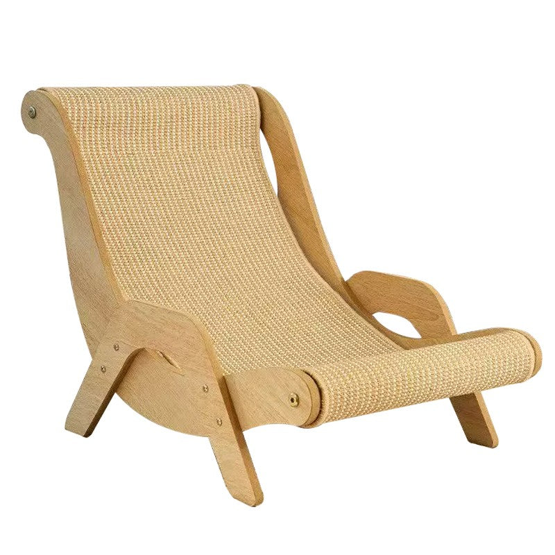 Sisal Cat Lounge Chair Sofa Kitten Hammock Pet Scratching Post Pad Sleep Bed UK