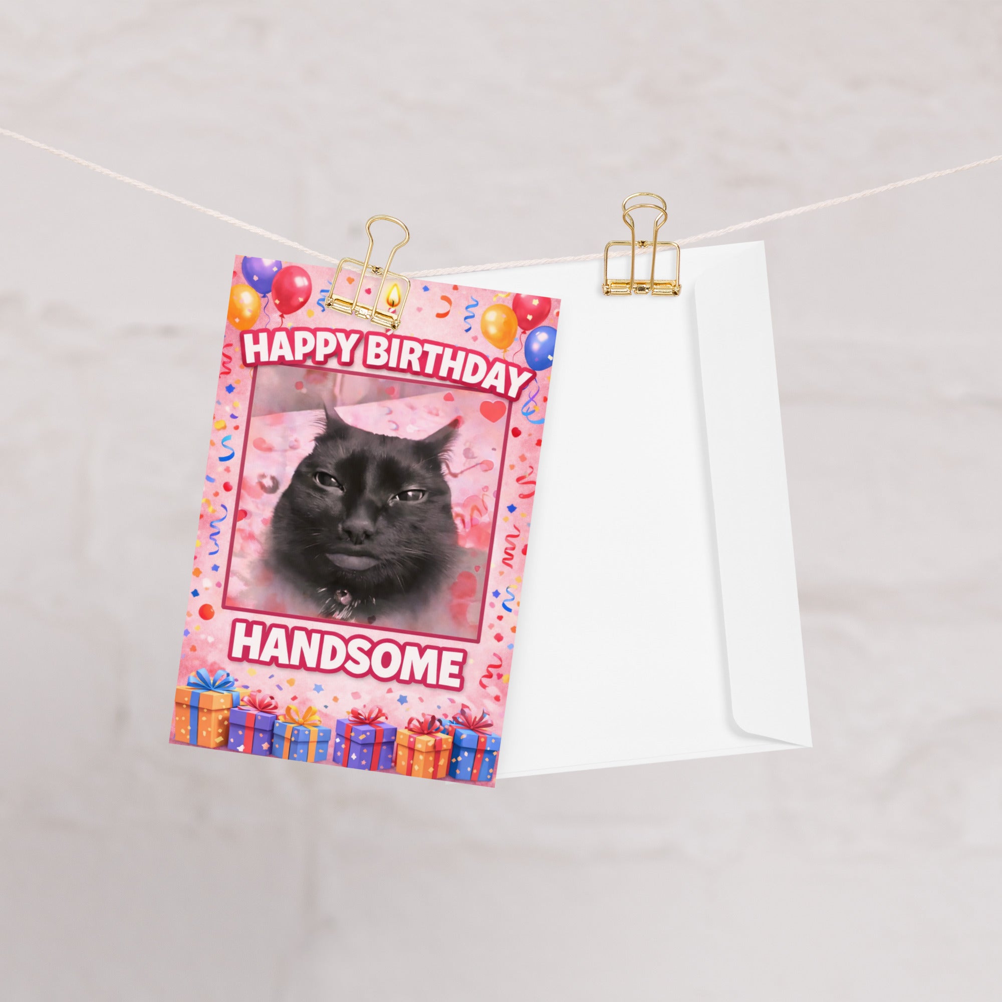 Sigma Cat Birthday Card